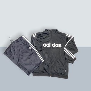 Adidas sweat suit top xl pants xxl